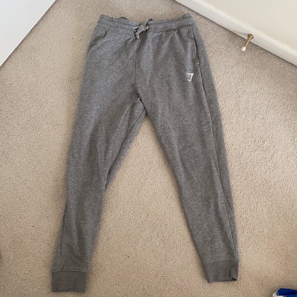 Gymshark Crest Joggers - Charcoal Marl